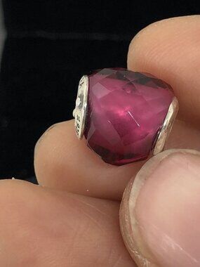 👍👍Pandora Red Heart Murano Glass Charm
